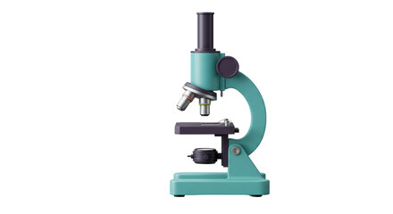 Isolated Blue Microscope for Science