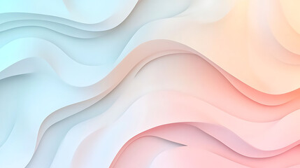 Gradient background in pastel light colors, soft and smooth abstract backdrop for design and branding