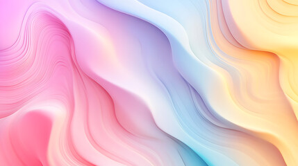 Gradient background in pastel light colors, soft and smooth abstract backdrop for design and branding