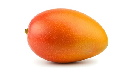 African Mango on white background png image Tropical fruit