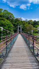 Obraz premium Siguangtan Suspension Bridge Shifen Taiwan 