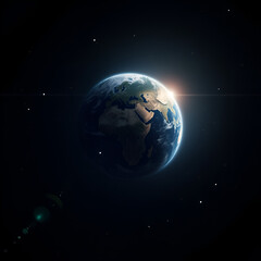 Fototapeta premium earth in space
