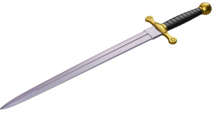 Isolated Medieval Sword