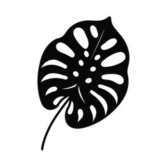 Vintage floral vector illustration of a black and white lily pattern