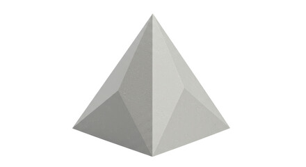 Isolated Geometric Pyramid