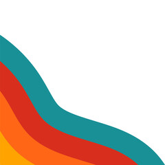 Fototapeta premium Groovy 80s Corner