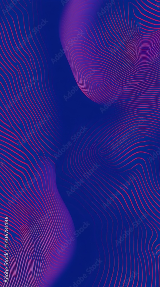 Poster abstract purple and blue swirl: an abstract image featuring a dynamic swirl of purple and blue hues,