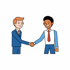 business people shaking hands