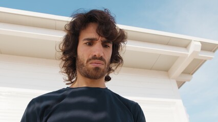 Long Hair Man Shocked To Read An Amazing Text
