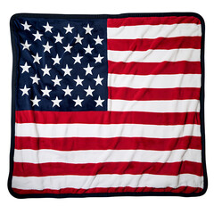 Naklejka premium USA Flag Blanket