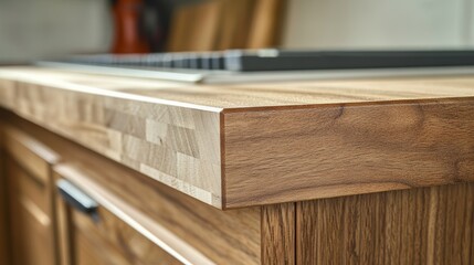 Carpenter cutting wood for a custom cabinet. Featuring woodworking skills
