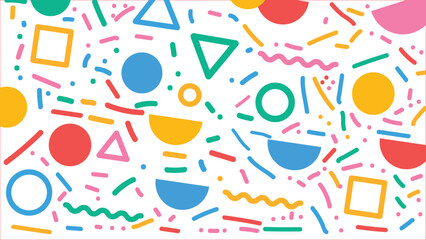 Modern abstract background with memphis elements for Background Slide Business Card etc