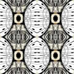 Hand painted digital watercolor seamless pattern