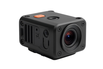 Compact action camera designed for adventurous outdoor activities in vibrant colors