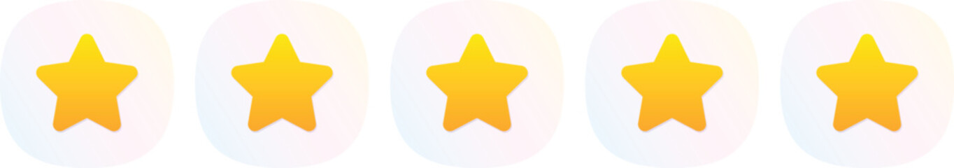 Five stars testimonial product rating flat black edgy icon for apps, UI, template and websites. Product Quality, Feedback, Customer review. review service, satisfaction. 5 score.