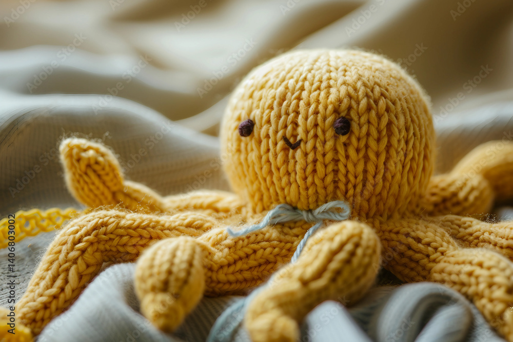 Poster plush handmade toys created with generative ai