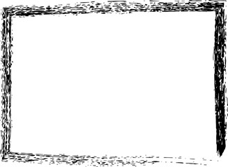 Frame made of brush strokes, grunge textured design adds a raw and edgy aesthetic to your projects. Perfect for enhancing artwork, posters, or digital designs with a touch of urban charm.