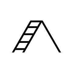 Ladder icon with simple and modern design