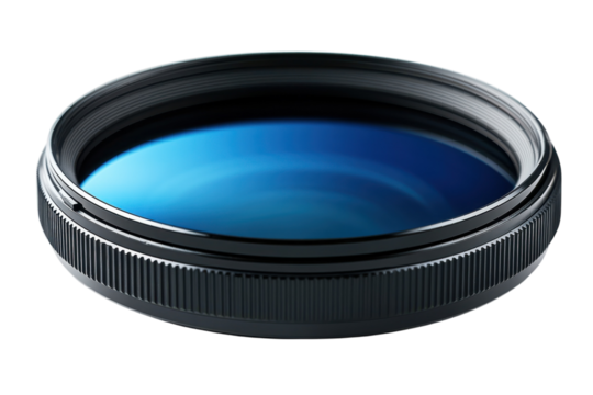 Circular polarizing filter for photography enhances color and contrast