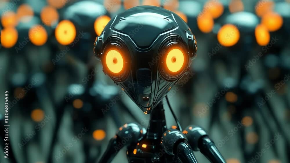 Poster microscopic view of futuristic nano robots operating within the human body for advanced medical trea