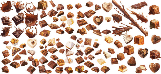 chocolate watercolor clipart