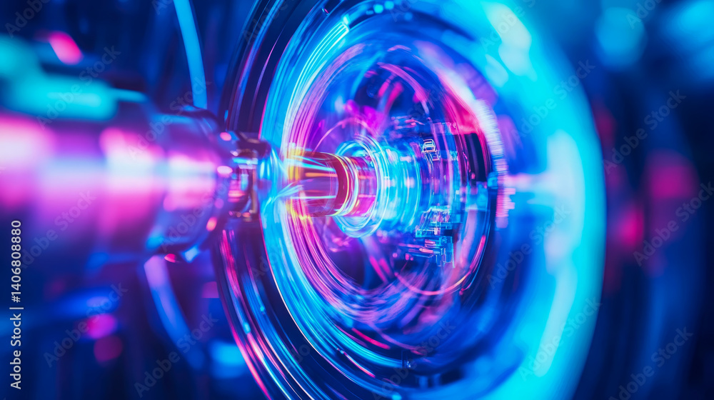 Poster abstract light swirl, technology of future, stream data: high-tech background for website header or 