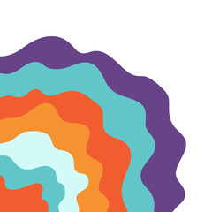 Corner Border Topography Pattern