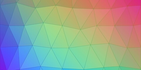 Obraz premium Vibrant Abstract Geometric Background with Triangles