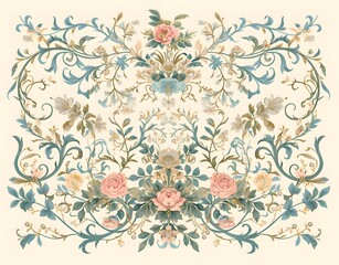 vintage floral background