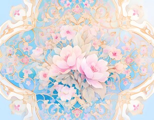 vintage floral background