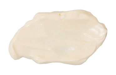 Isolated mayonnaise on white background