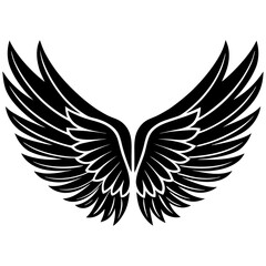 Obraz premium wings vector illustration