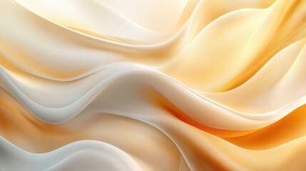 Golden cream waves flowing, abstract background, design element
