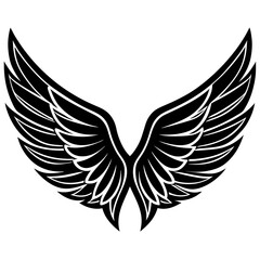 Obraz premium wings vector illustration