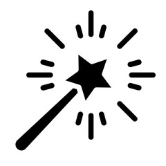 Magic Wand Solid icon