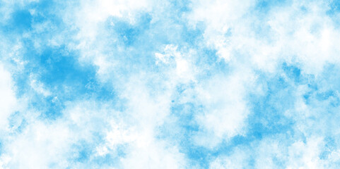 abstract blue watercolor scraped grungy background, abstract cloudy hand paint splash stain backdrop banner, illustration art marble painting abstract blue color texture.