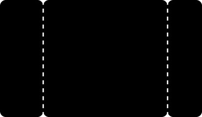 Ticket template. Concert ticket, lottery coupons, coupon