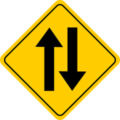Traffic Signs and Rules 1 Two Way Traffic Ahead