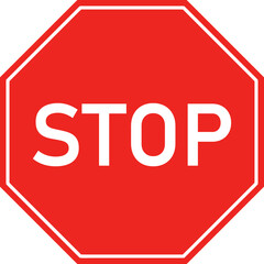Traffic Signs and Rules 1  Simple stop sign illustration
