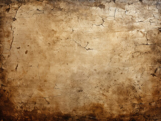 A highly detailed image of a textured, aged paper surface with various stains, cracks, and marks, evoking a sense of antiquity.