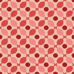 1901 Austrian Sampler: Pink Floral Pattern