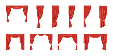 Theatre Curtain Illustration