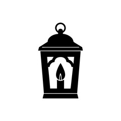 creative details Spooky Lantern Icon Vector Illustration