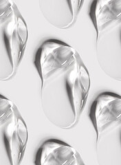 texture gel serum on a light background