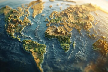 stone on the earth look like globe