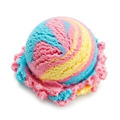 ice cream isolated on white background