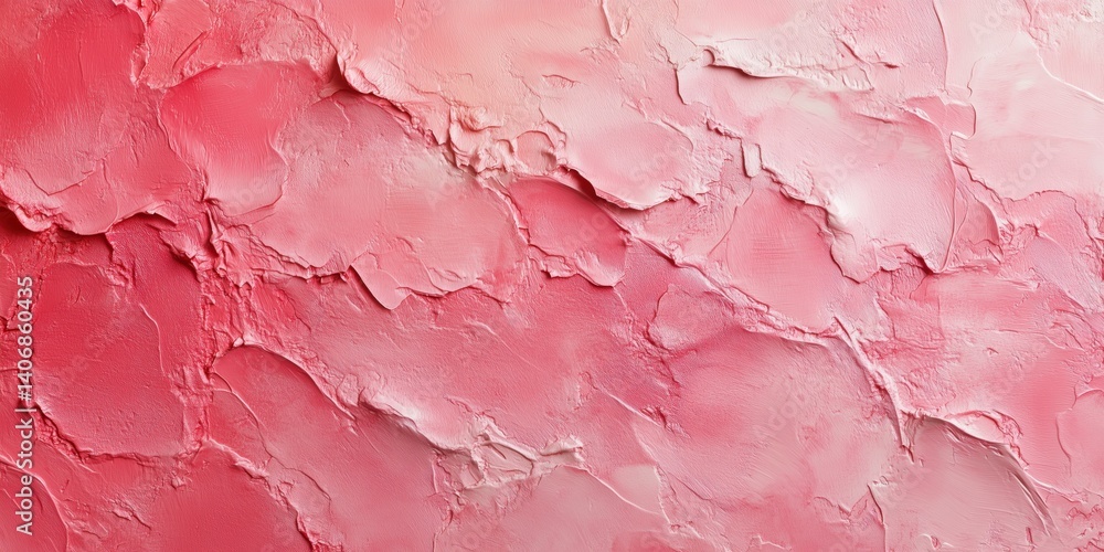 Poster textured pink abstract background with layered paint strokes and soft gradients