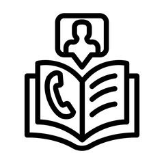 phone book people outline style