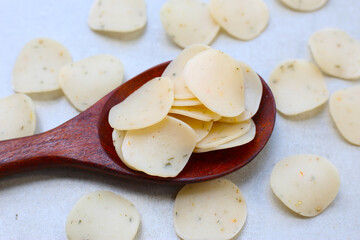 Vietnam prawn crackers, uncooked prawn cracker