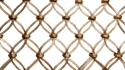 Fototapeta premium A close up of a gold colored net